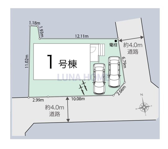 取手市野々井01期　新築戸建の区画図