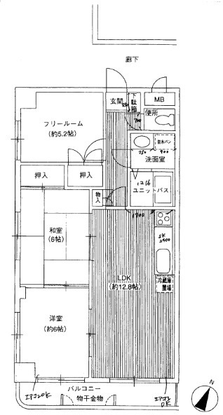 グラン・パレ魚崎の間取り