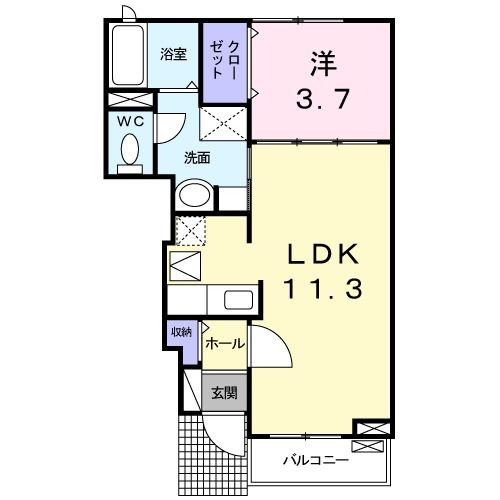 【間取り】 | カーサフェリーチェ弐番館