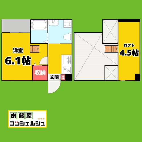 アミカルルーチェ南川(アミカルルーチェミナミカの間取り