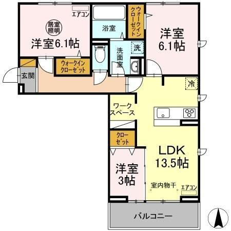 【間取り】 | グランパルク A