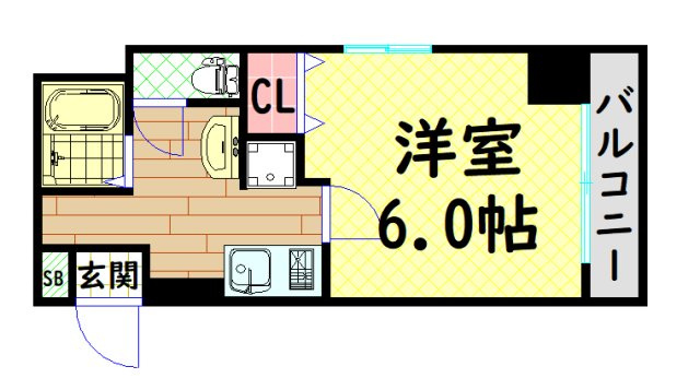 【間取り】 | セレッソコート西心斎橋Ⅲ
