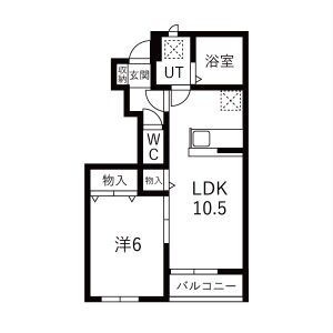 【間取り】 | パークハイム中一の沢