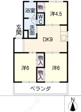 第一橋本マンションの間取り