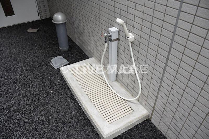 ペット用足洗い場 