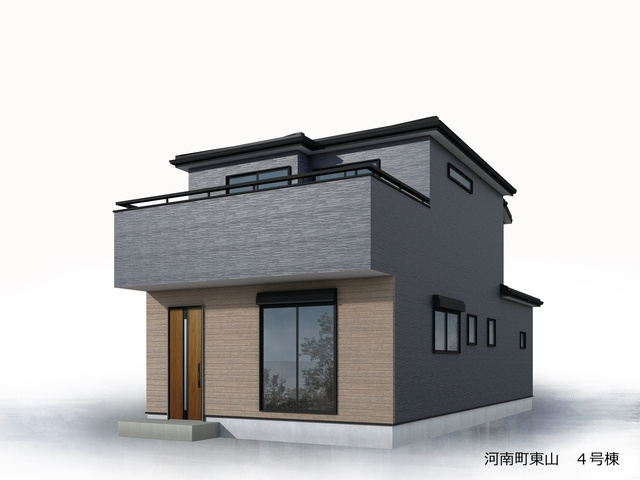 リーブルガーデン河南町東山の外観パース