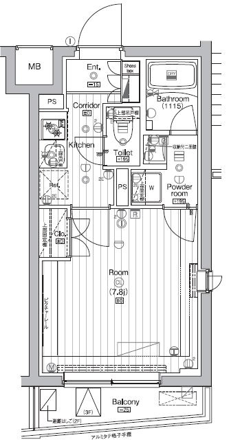 COURTYARD洗足の間取り