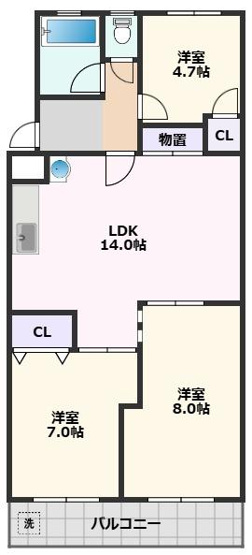 【間取り】 | メゾン千里山