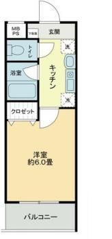 パピ中野ラウンジの間取り|間取りです。