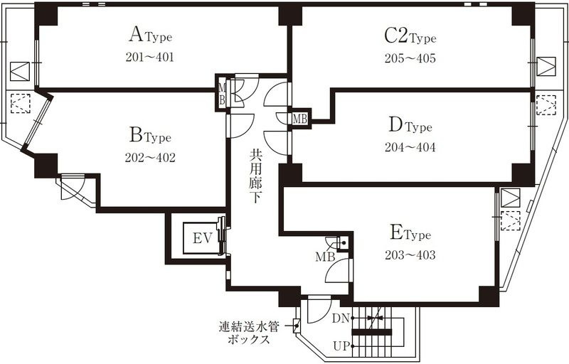 パティーナウィリア武蔵小杉の区画図