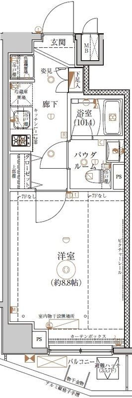 パティーナウィリア武蔵小杉の間取り