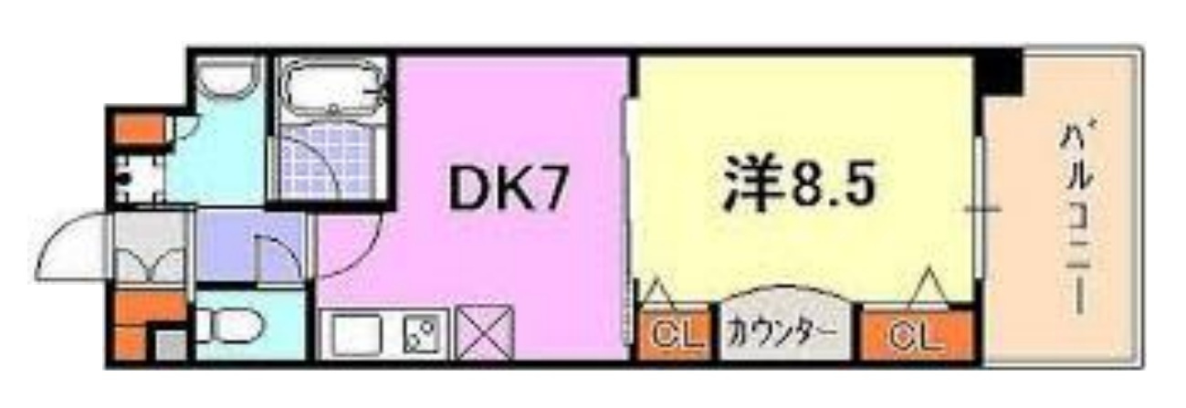 KAISEI新神戸の間取り