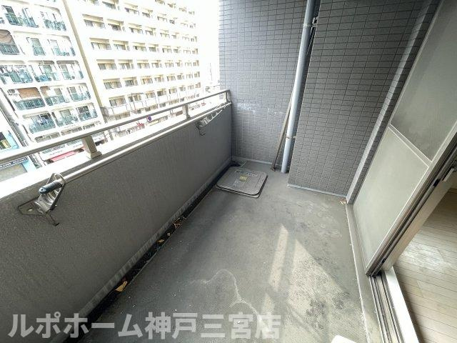 KAISEI新神戸のバルコニー