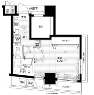【間取り】 | メインステージ蒲田Ⅱ | 間取りです。