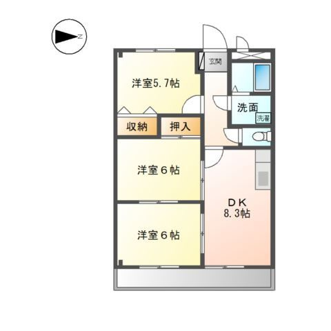 ラヴァーズペティオの間取り
