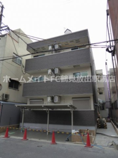 大阪市城東区永田４丁目のアパートの外観