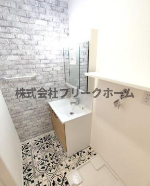 桜ハウスの洗面所