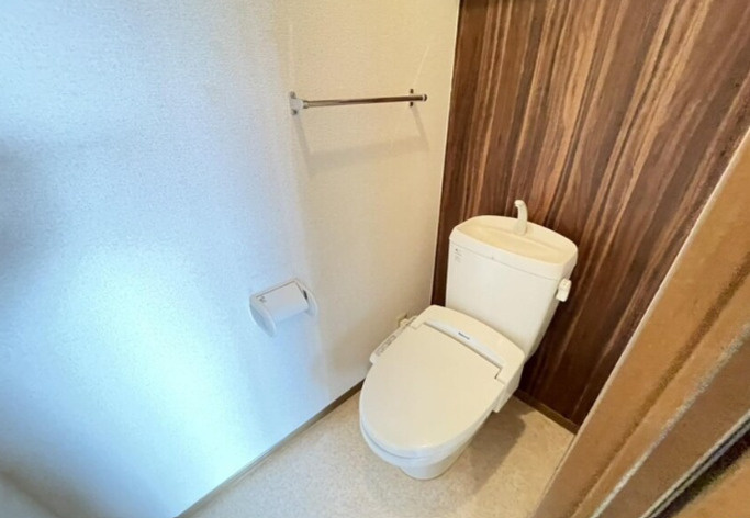 メルベーユ・ドミールA棟のトイレ|快適な温水洗浄便座トイレです