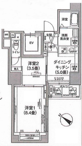 アイルプレミアム文京六義園の間取り