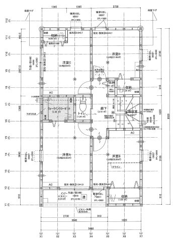 知多郡東浦町大字森岡字濁池22-46『仲介手数料無料』新築一戸建て・建売の間取り|　２階平面図　2F:主寝室6帖　WIC設置！洋室5.4帖・洋室5帖・洋室4.5帖　CL設置♪ホール収納♪南面インナーバルコニー♪　