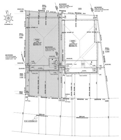 知多郡東浦町大字森岡字濁池22-46『仲介手数料無料』新築一戸建て・建売の区画図
