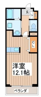 グラッツェ鎌倉の間取り|間取りです。