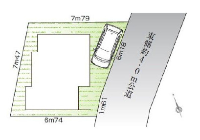 練馬区上石神井3丁目　急行停車駅　快適コンパクト住宅　限定1棟の区画図
