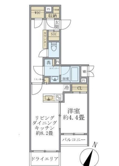 ビューテラス茗荷谷の間取り