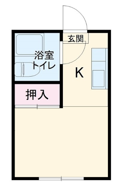 斉藤コーポ２号棟の間取り