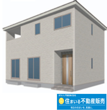 宇美町原田第２　２号棟の外観パース