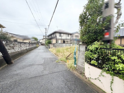 【前面道路含む現地写真】 | 草尾　売土地 | 【周辺施設もご紹介可能】お住まいになった際のイメージをお持ちいただくため、周辺施設へのご案内も致します♪お気軽にお申し付けください！
