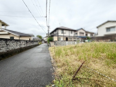 【前面道路含む現地写真】 | 草尾　売土地 | 南海高野線「北野田」駅まで徒歩約８分！毎日の通勤・通学に便利ですね♪