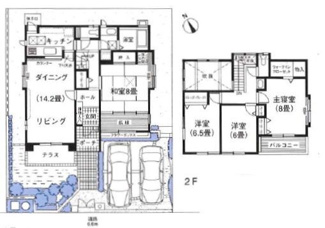 【間取り】 | あすみが丘９丁目貸家