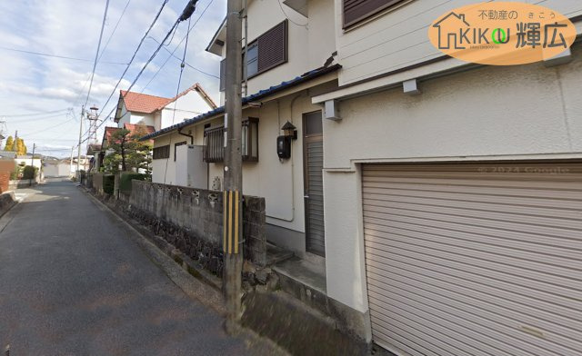 加古川市西神吉町岸　土地の前面道路含む現地写真