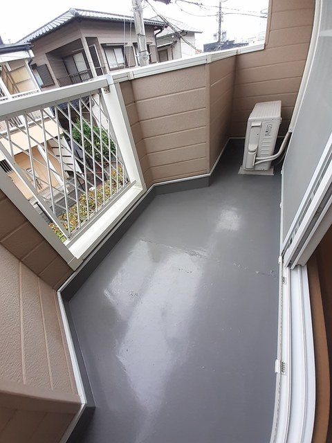 アリエース Bのバルコニー