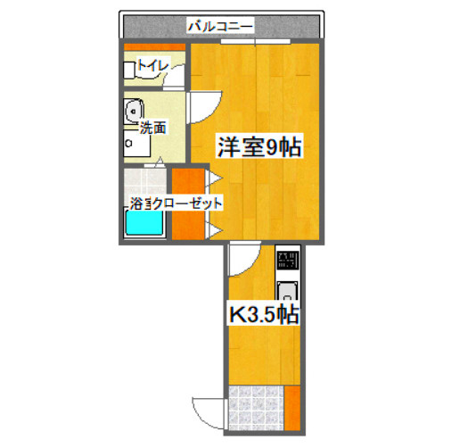ヴィゴラスビルの間取り