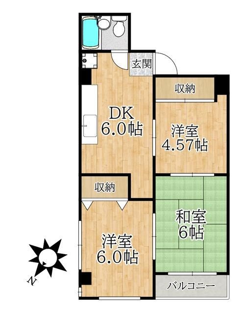 サンヴェールポニーの間取り