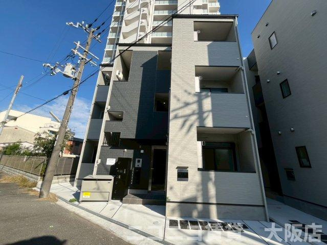 大阪市生野区中川東２丁目のアパートの外観
