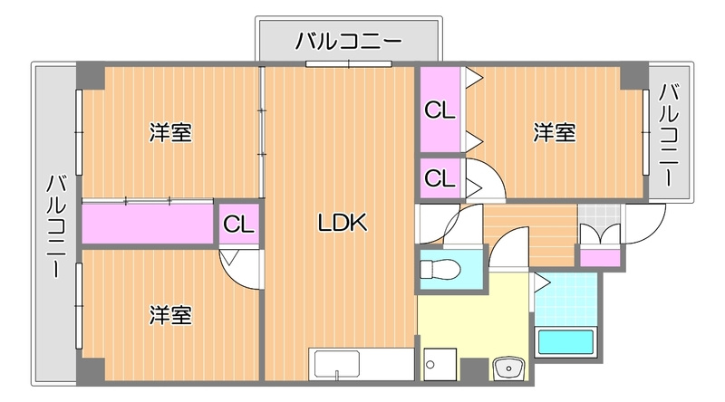 スカール中井の間取り
