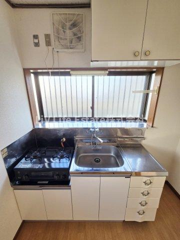 シャルマン8のキッチン|コンパクトなキッチンで掃除もラクラク