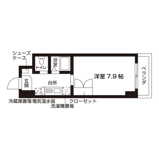 ローズウッド・ハイツ門前仲町の間取り