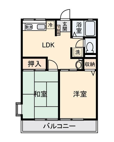 【間取り】 | シティハイム ベルヴィル大磯