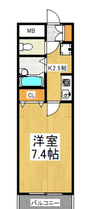 ヴィラオオクボの間取り