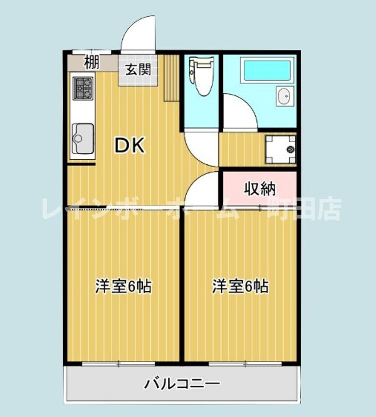 アルカンジュ※初期費用分割後払いサービス利用可能物件の間取り