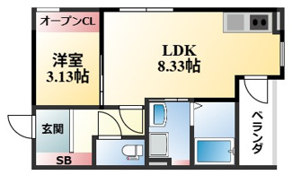 【間取り】 | リブレメゾン岡上の町Ⅰ