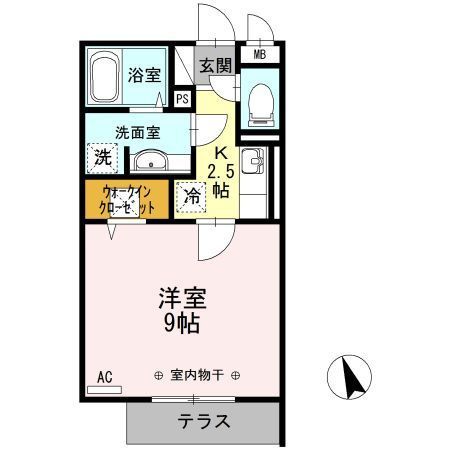 メゾンクレール墨田の間取り