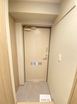 三敬中洲マンションの玄関|シンプルで使いやすい玄関です
