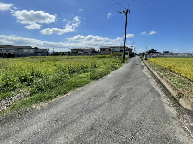 井揚町土地の前面道路含む現地写真