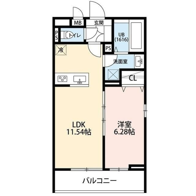 リコルテ光Ⅱの間取り