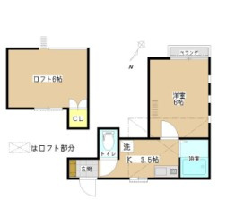 メゾネット蕨の間取り